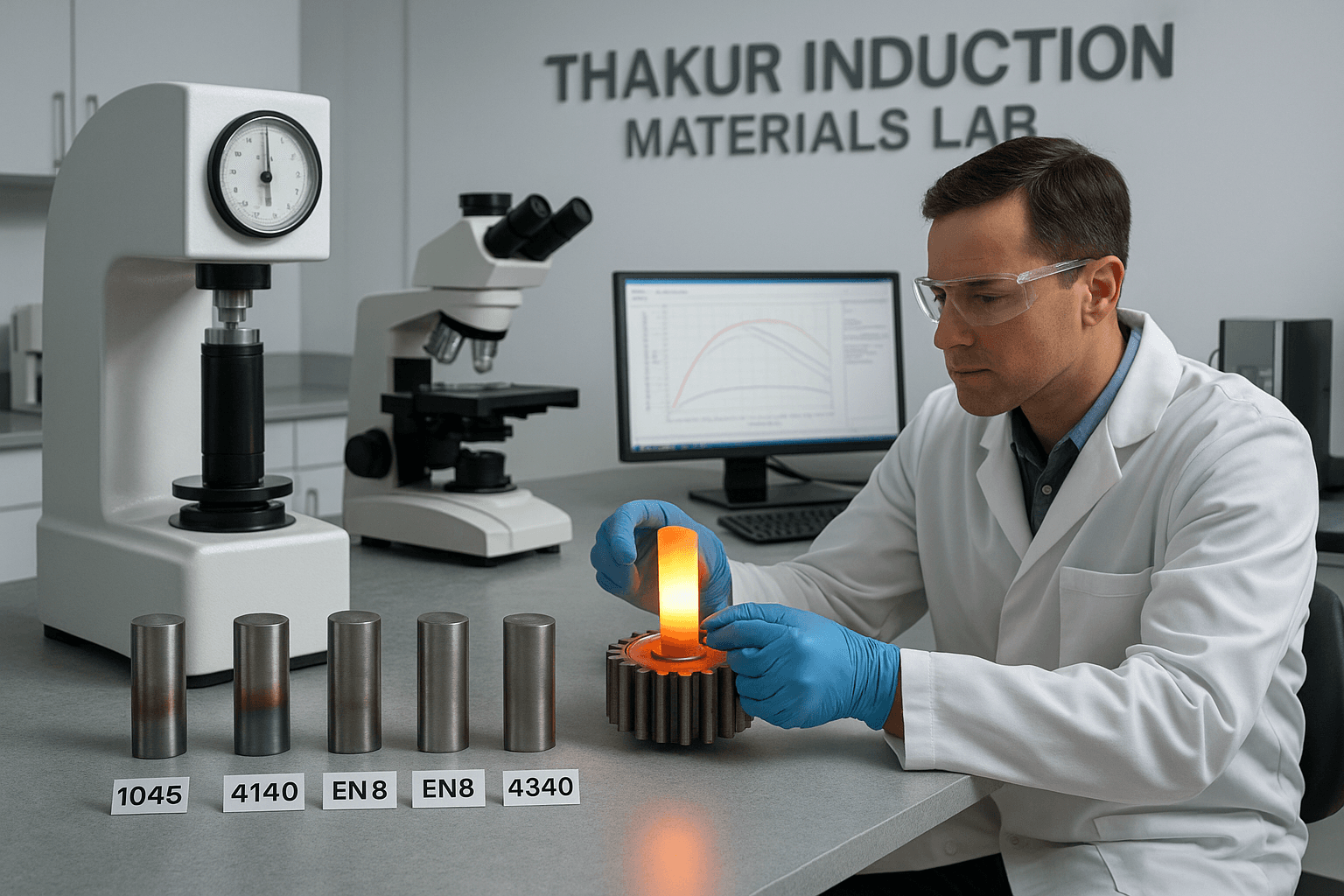 Induction Hardening for Gearbox Components