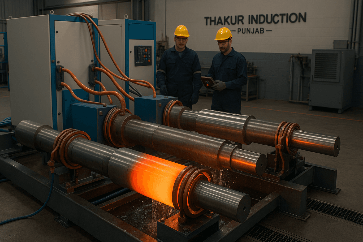 Surface Hardening for Heavy Machinery Shafts