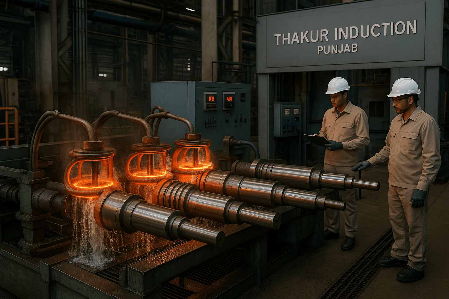 Induction Hardening for Rolling Mill Components