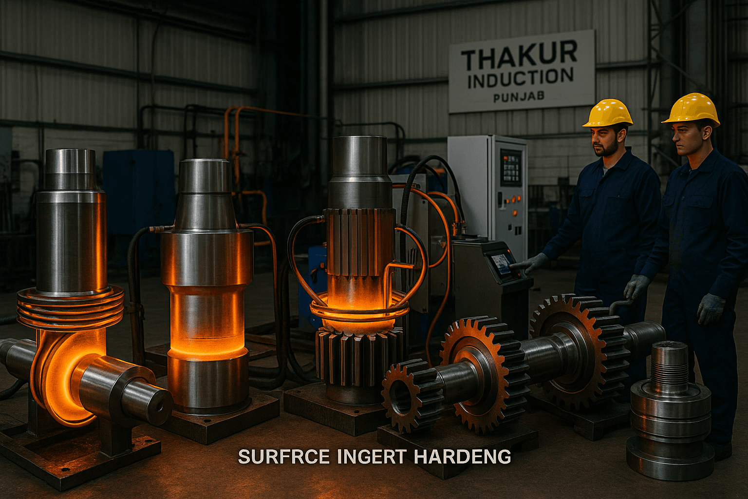 Surface Hardening Techniques for Heavy Engineering Components